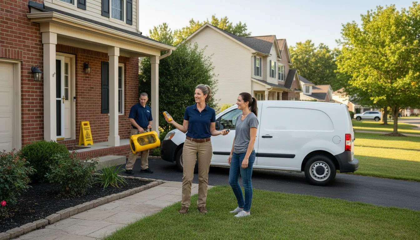 Water restoration image for Home Water Damage Repair in Arnold, KS